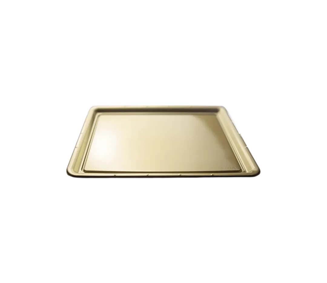Plateau métal or - x1