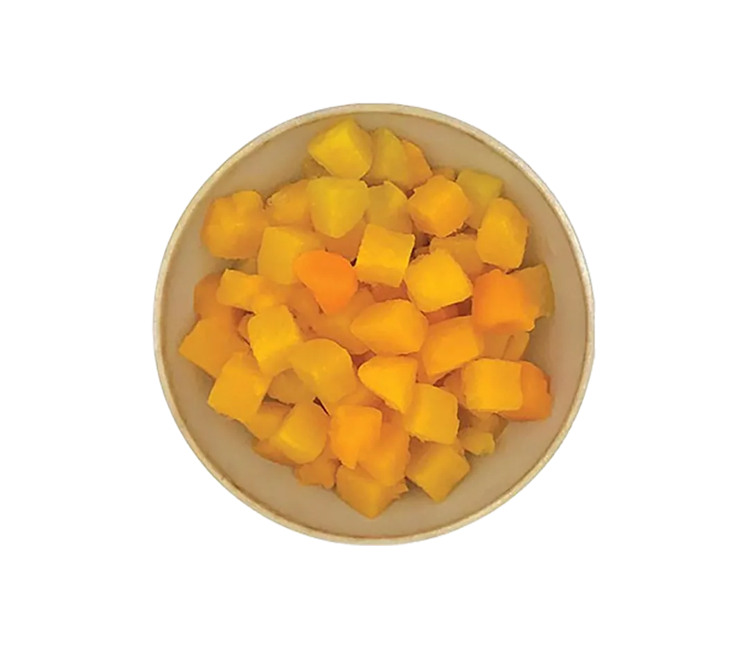 Cubes de pêches surgelés - 10kg