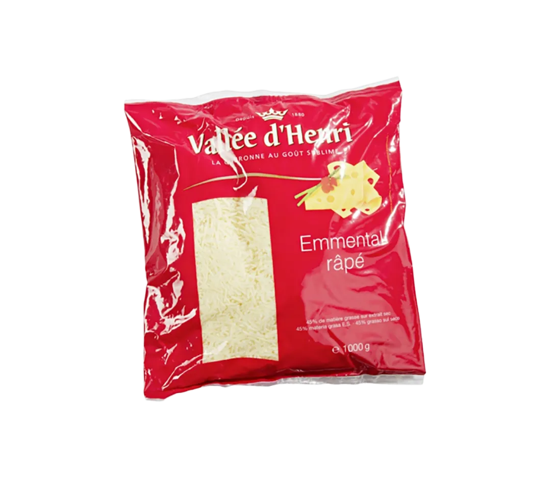 Emmental râpé - 45% - 1 kg