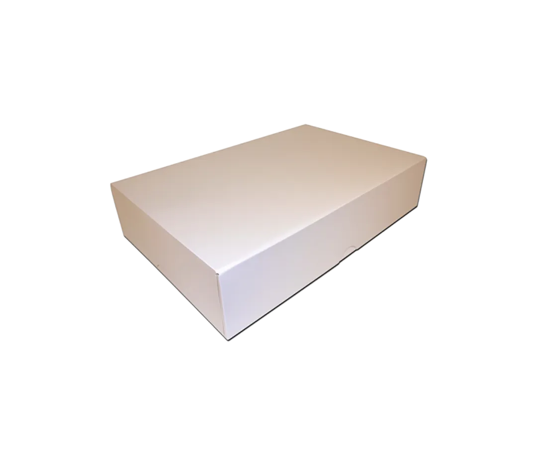 Boîte pâtissière blanche - x50