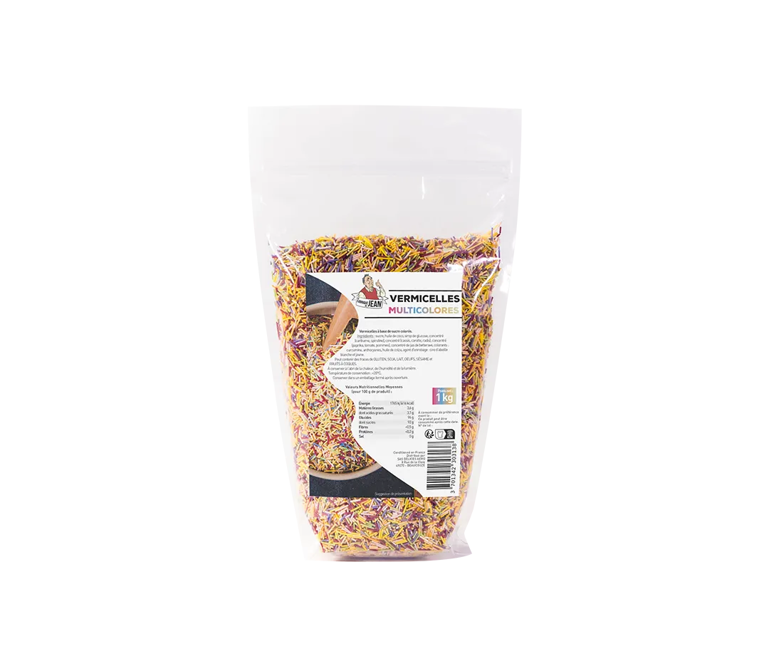Vermicelle multicolore - 1kg