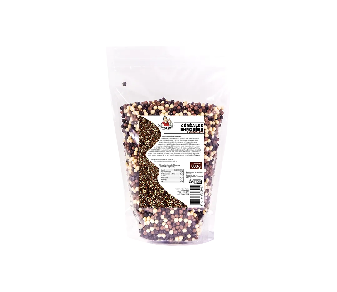 Crispearls 3 chocolats - 800 grammes