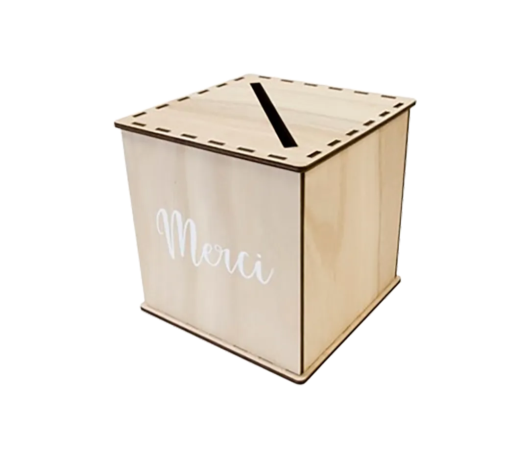 TIRELIRE EN BOIS
