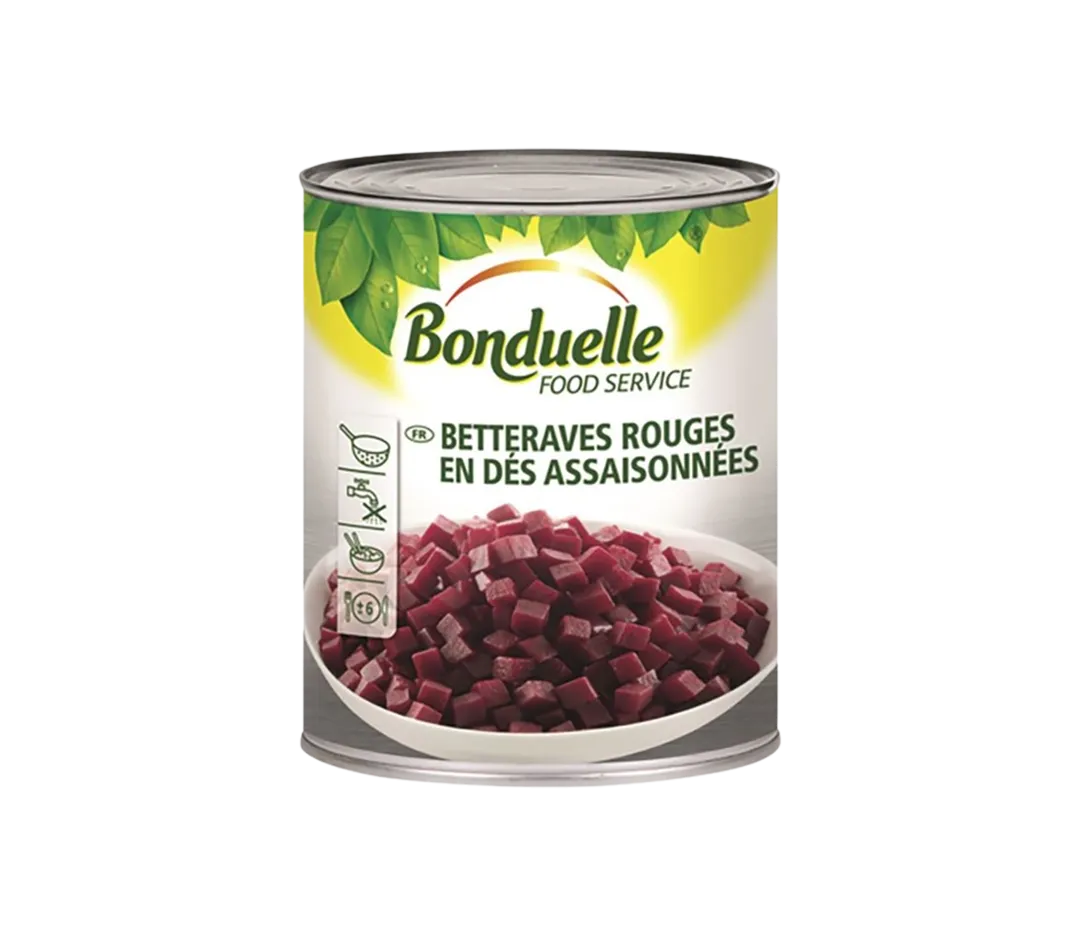 Betteraves rouges en dés - 900g