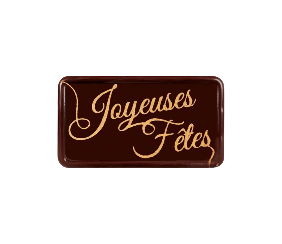 PLAQUE JOYEUSE  FETE 55X30  P/64