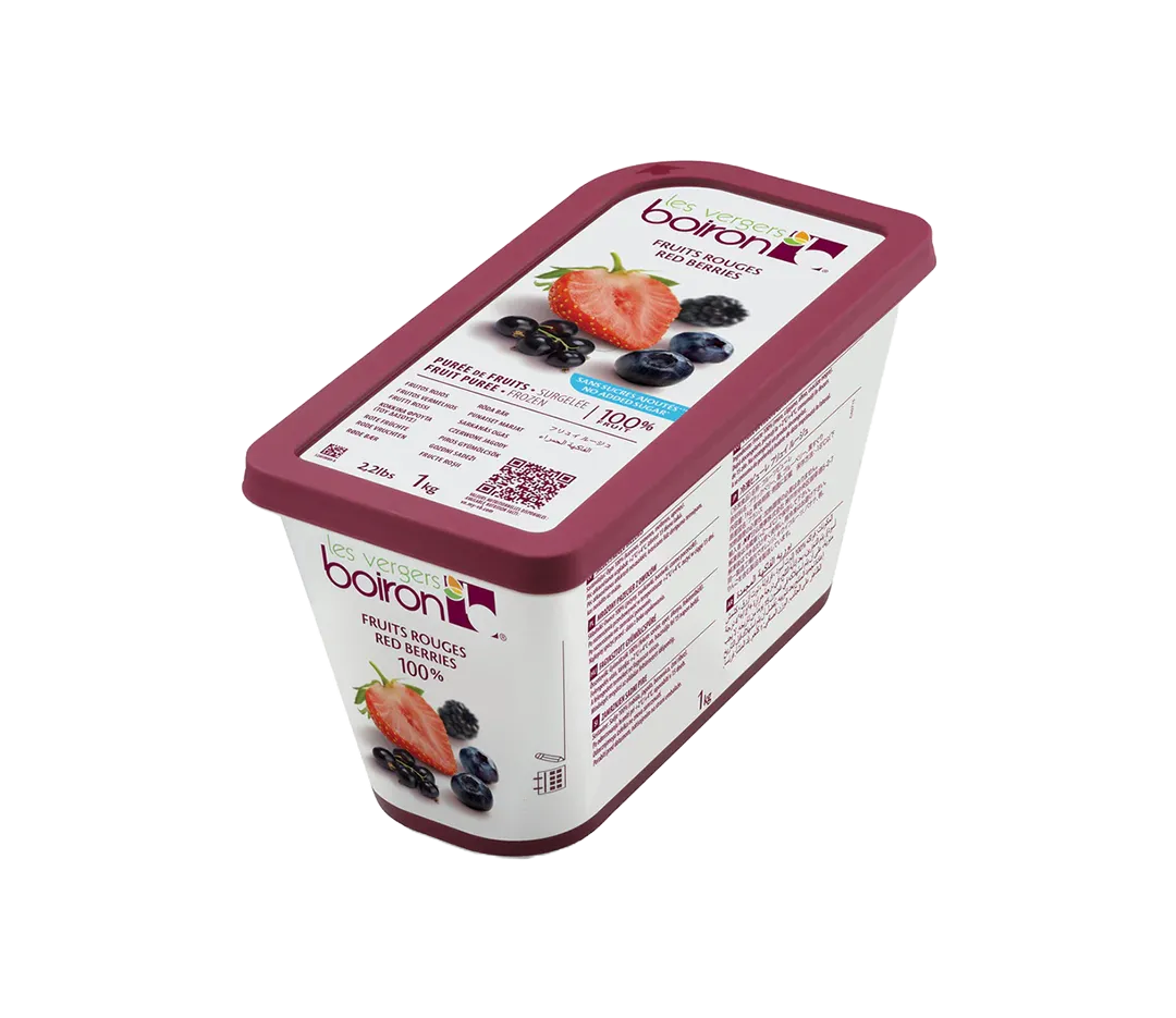 Purée de fruit rouges surgelées 100%