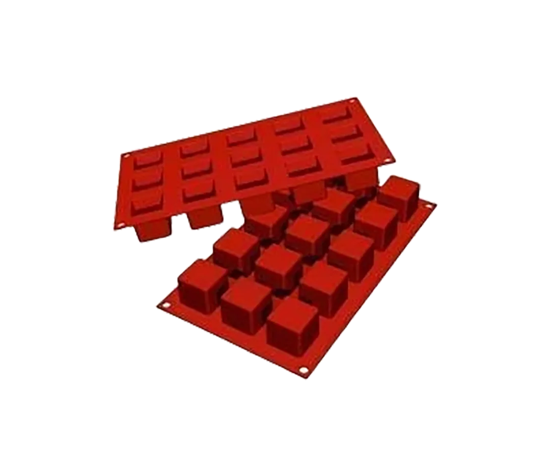 Moules silicone 15 cubes.