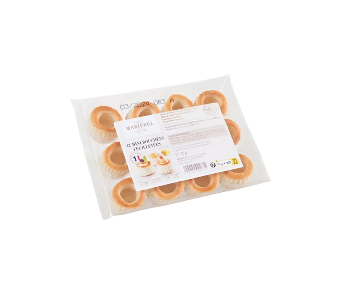 Mini bouchées Feuilletées - 12 pcs