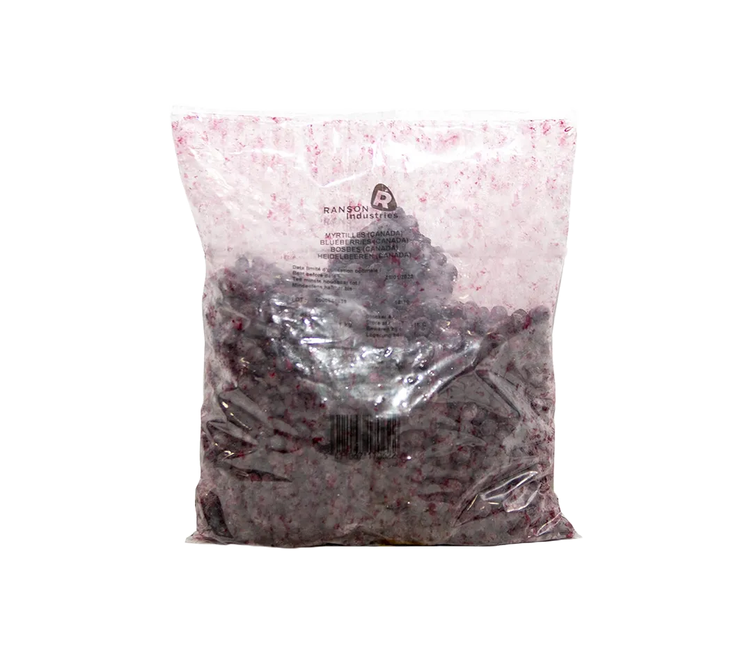 Myrtilles sauvage surgelées - 13,61kg