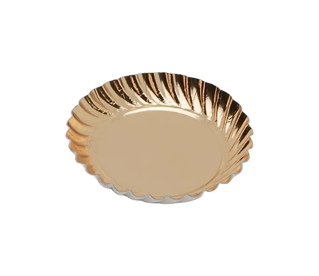 Mini assiette or - x100