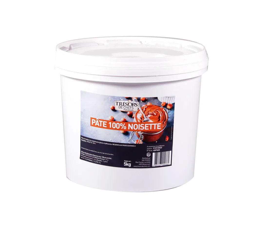 Pâte 100% Pure Noisette - 5kg