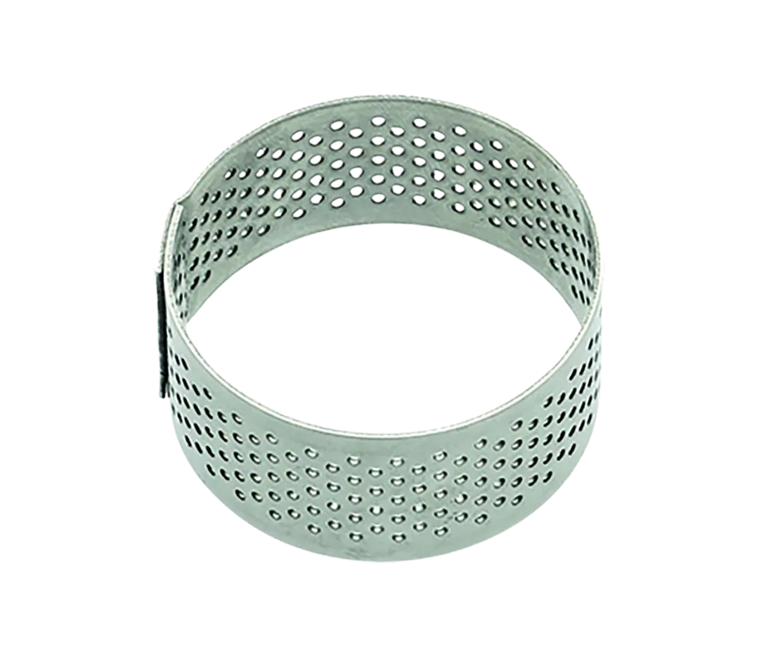 Cercle perforé inox de 5 haut 2