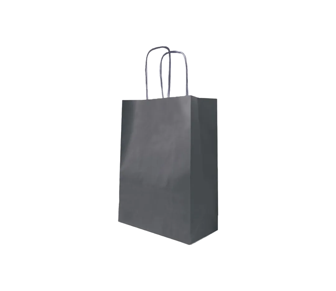 10 sacs cabas gris foncé