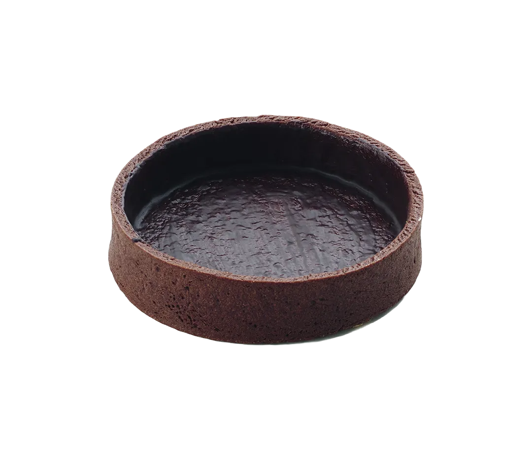 Fonds de tarte gd ronds cacao - 45 pcs