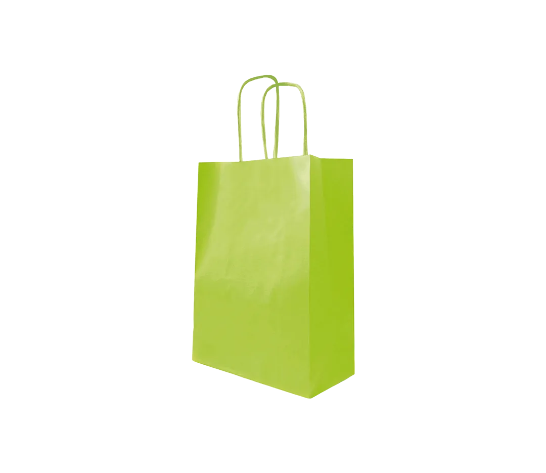 10 Sacs cabas couleur anis