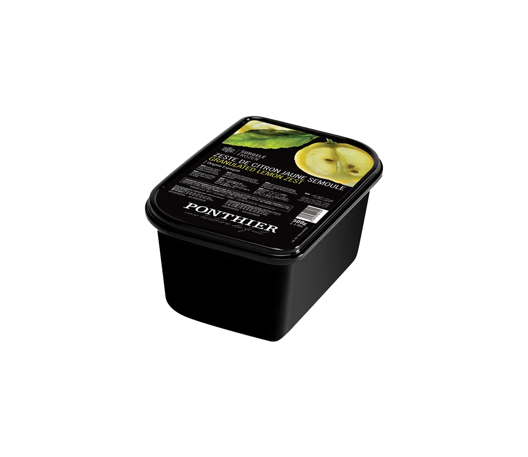 Zeste de citron jaune surgelé - 500g