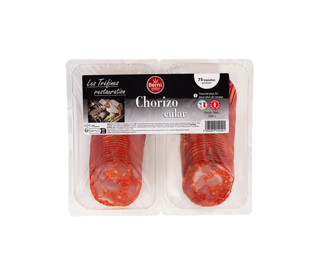 Chorizo grande tranche 500 g