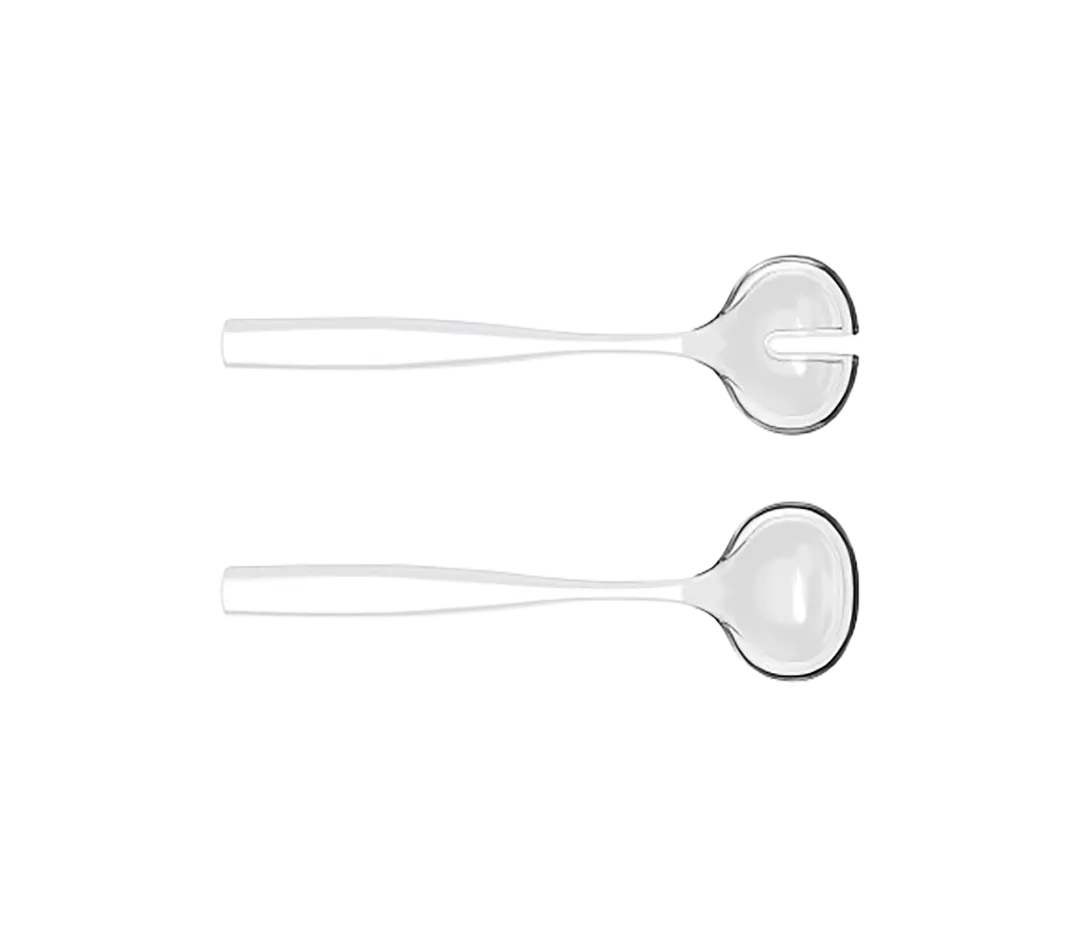 Couverts à salade blanc