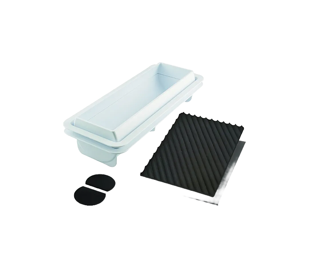 Moules silicone bûche torsade