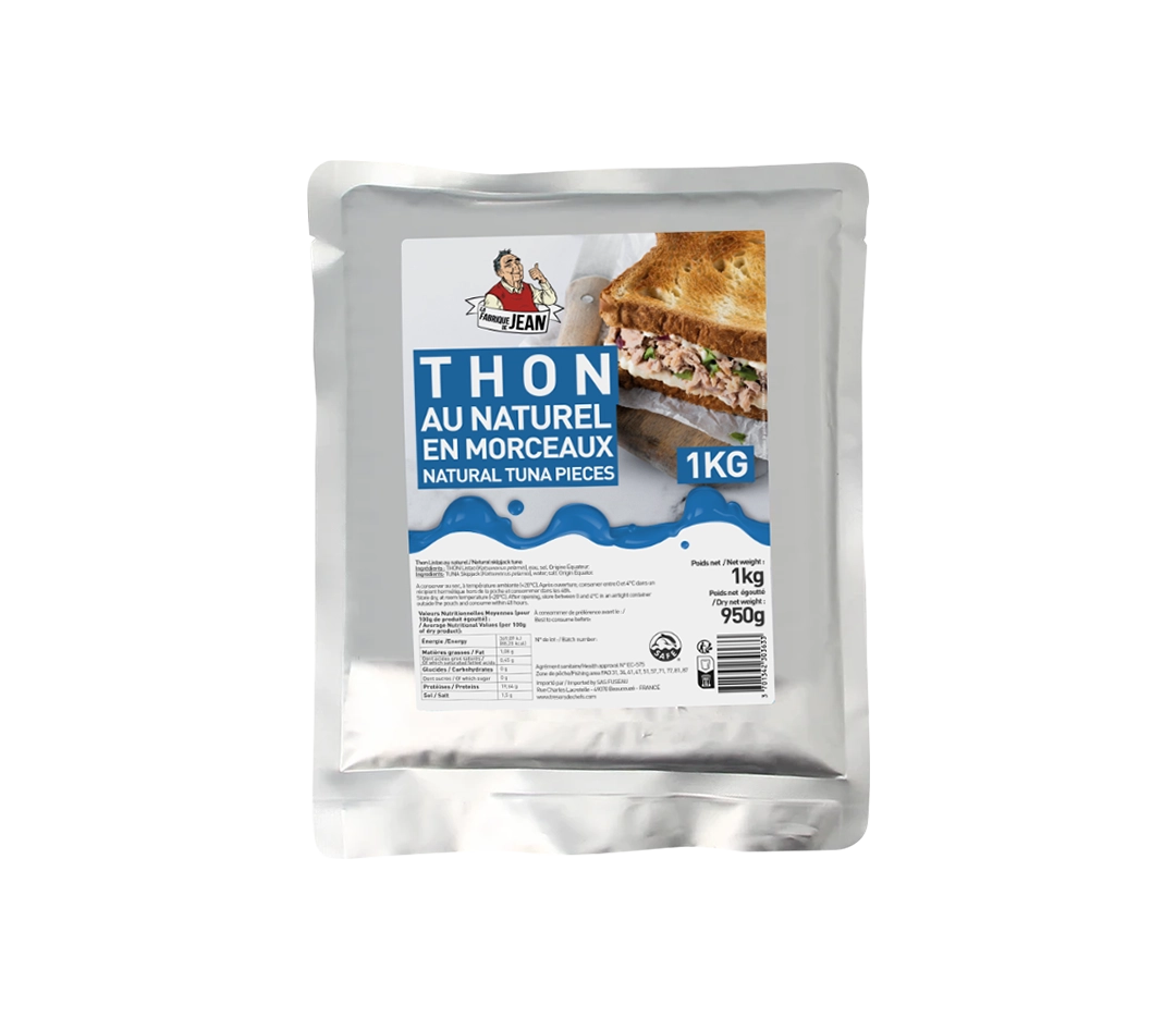 Thon Naturel en morceaux - 1kg