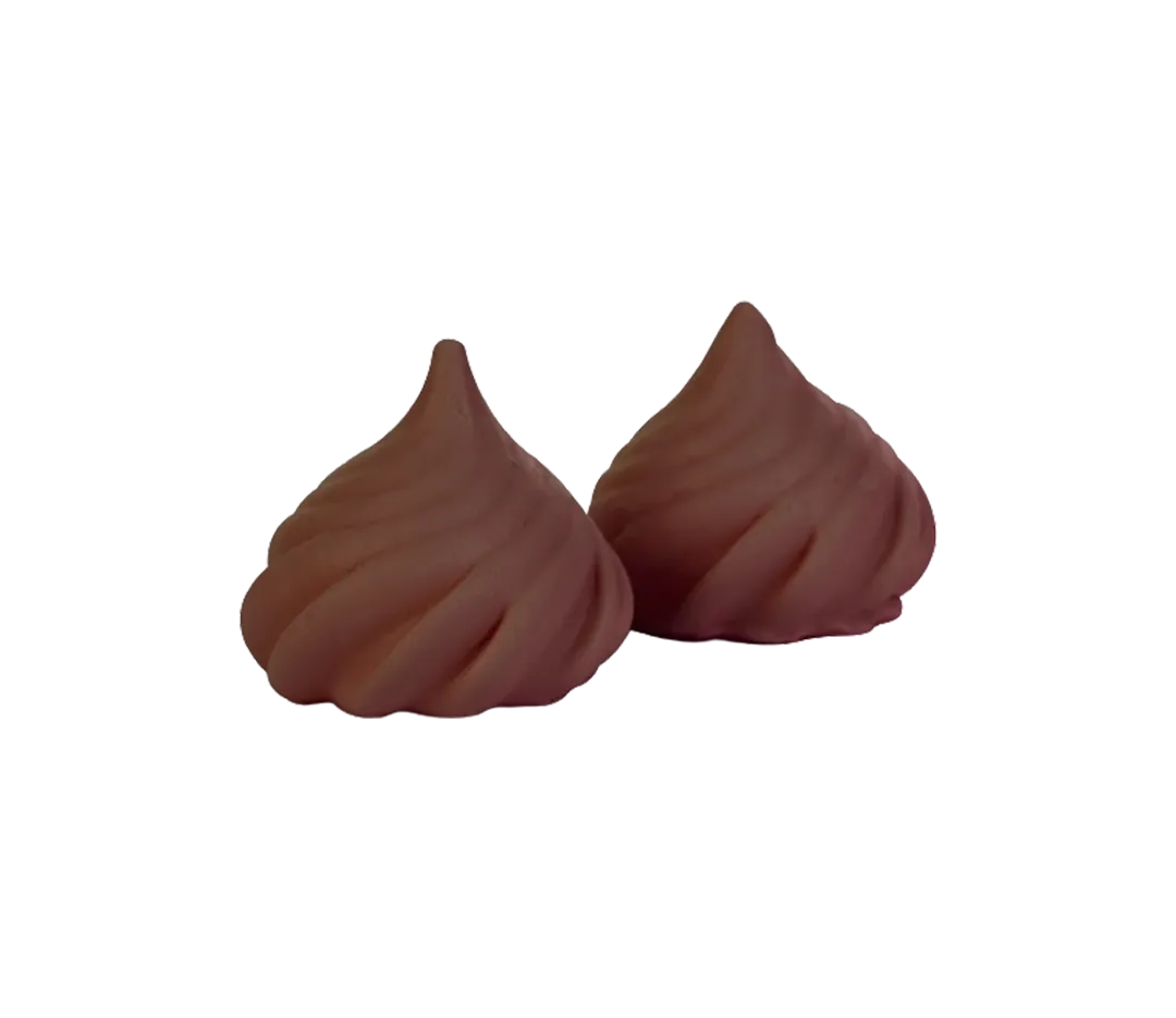 Meringues cacao - 360 pcs