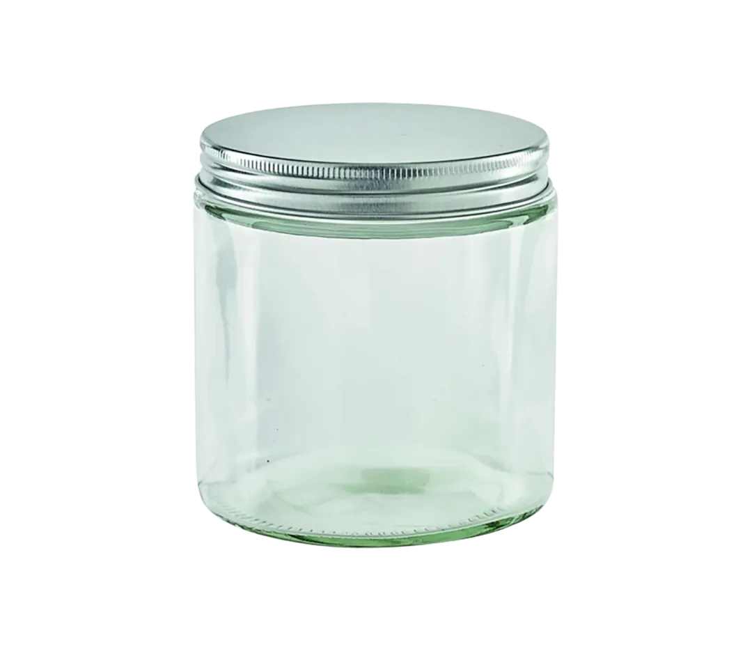 Pot en verre 250ml avec couvercle