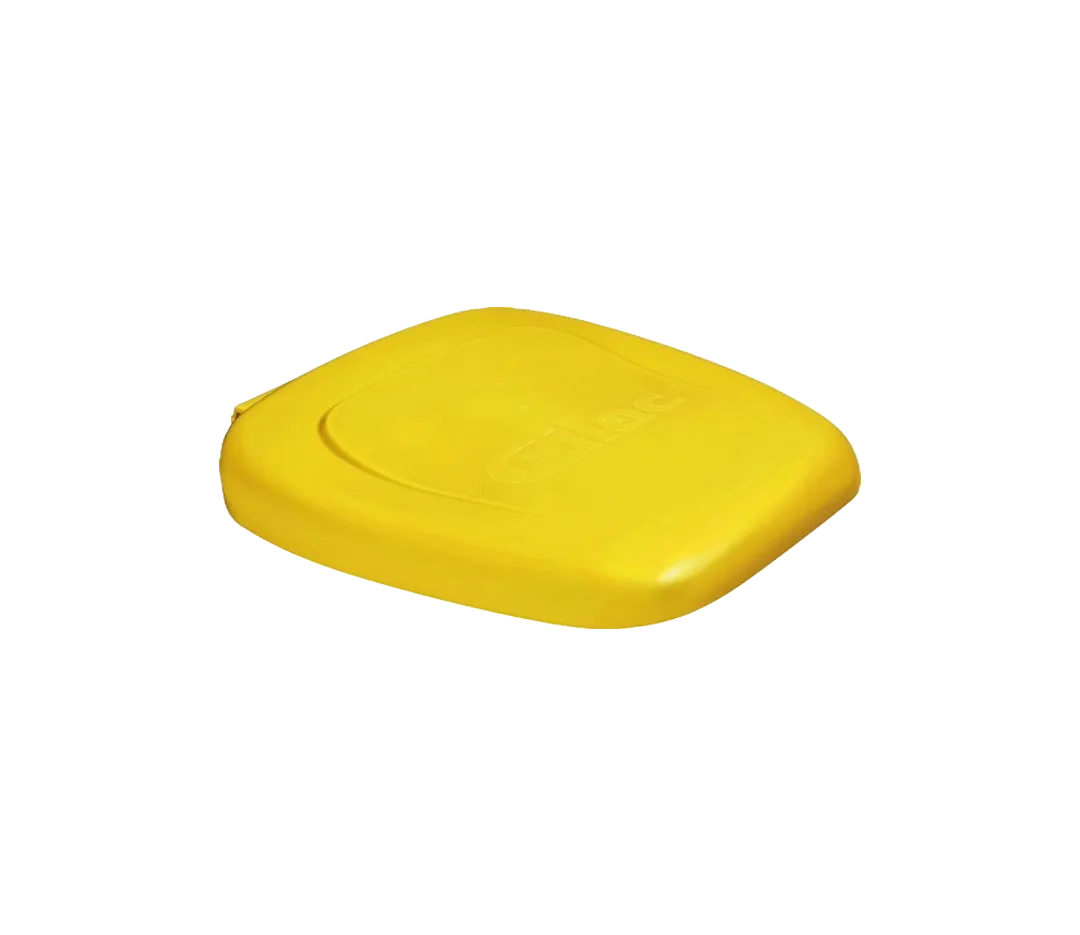 Support sac 120L couvercle jaune
