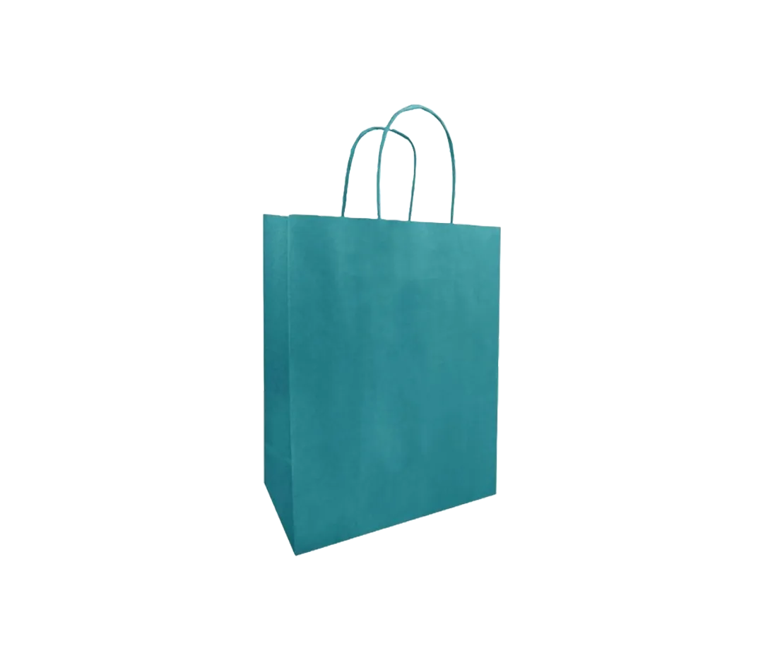 10 sacs cabas bleu canard