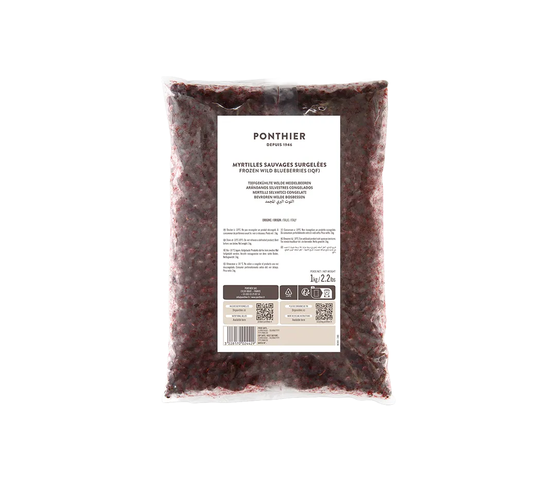 Myrtille bille surgelée 1kg - Ponthier