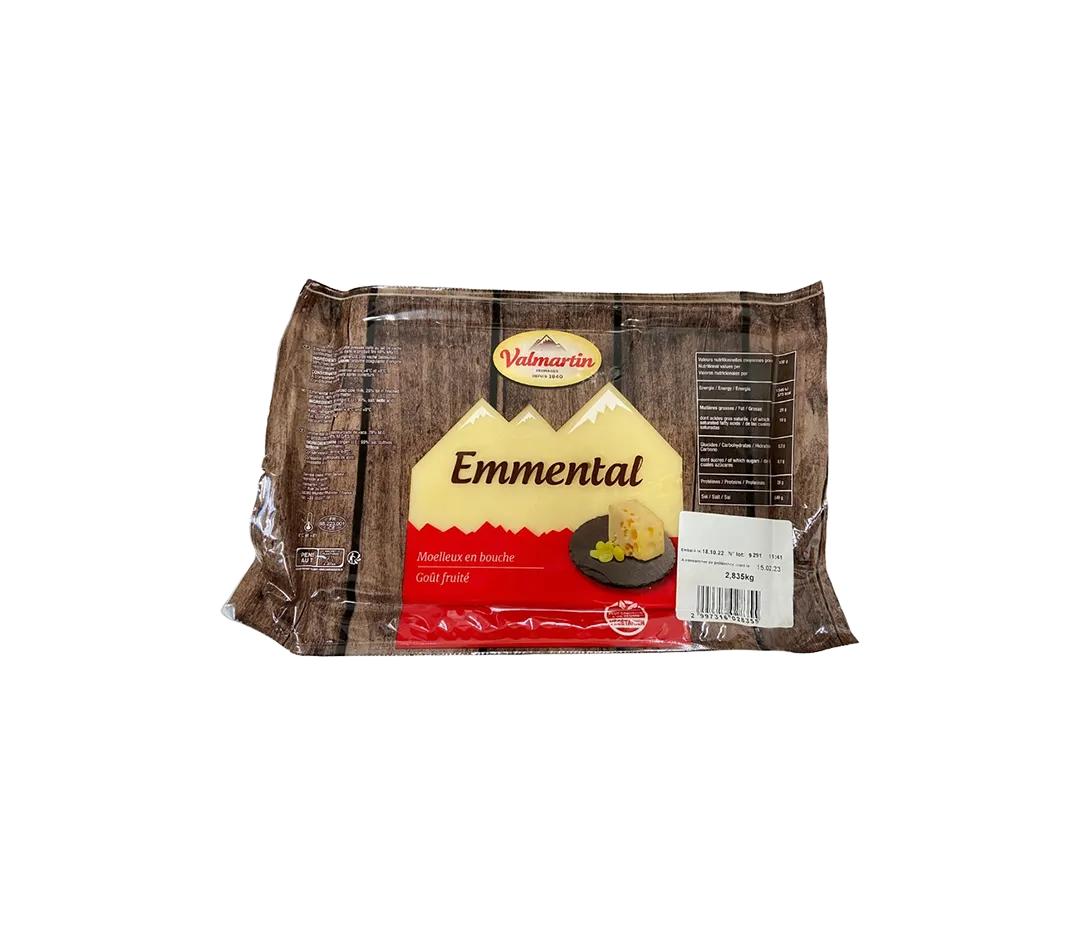 Bloc d'emmental de 3-4 kilos