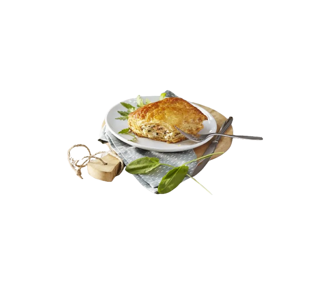Feuilleté saumon oseille x36