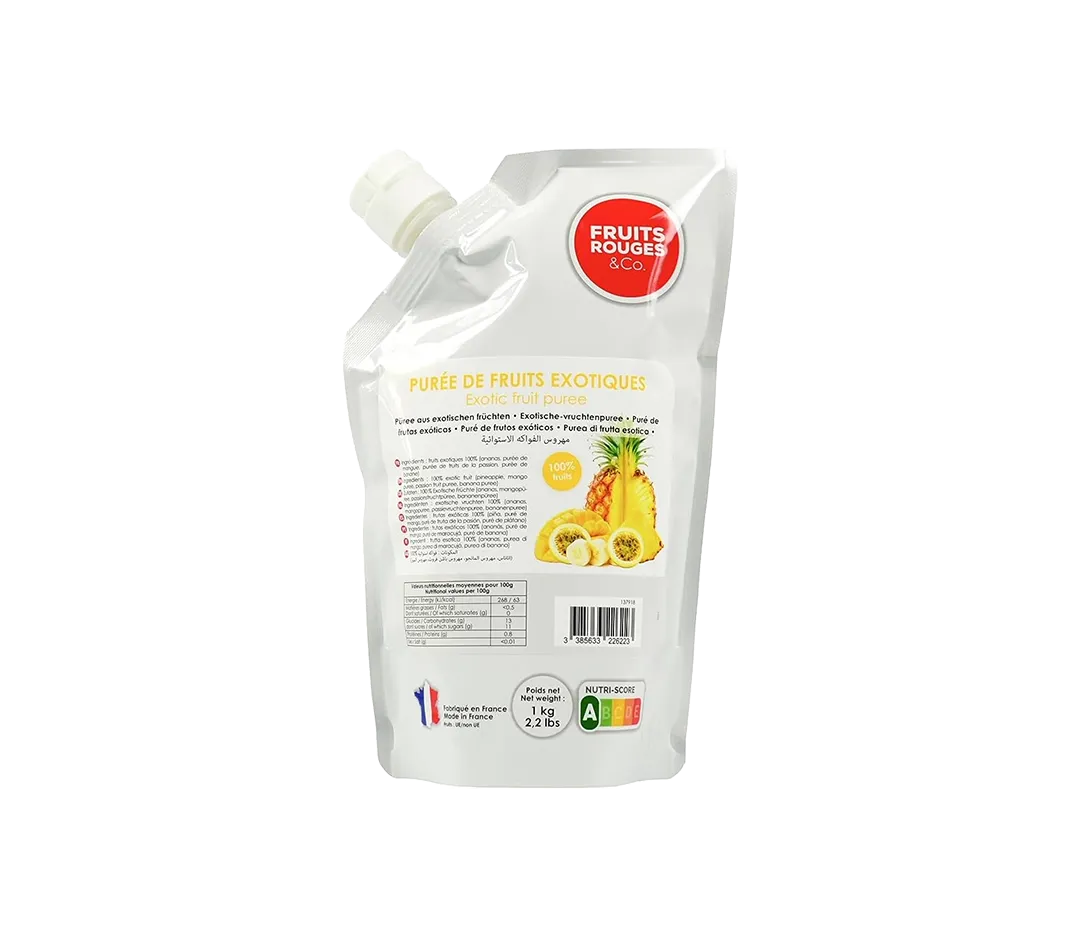 PUREE FRUITS EXOTIQUES  ASEPTIQUE LITRE.
