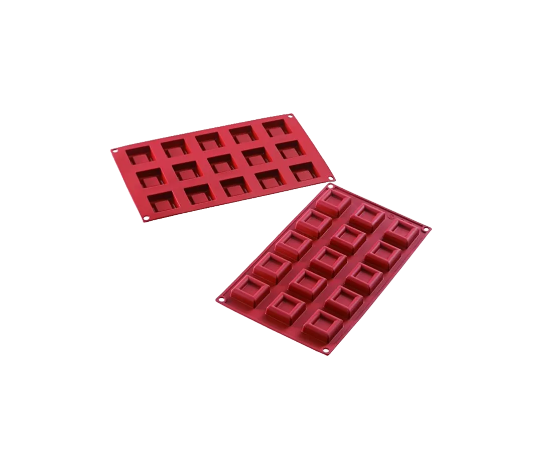 Moule mini carré - 15 empreintes