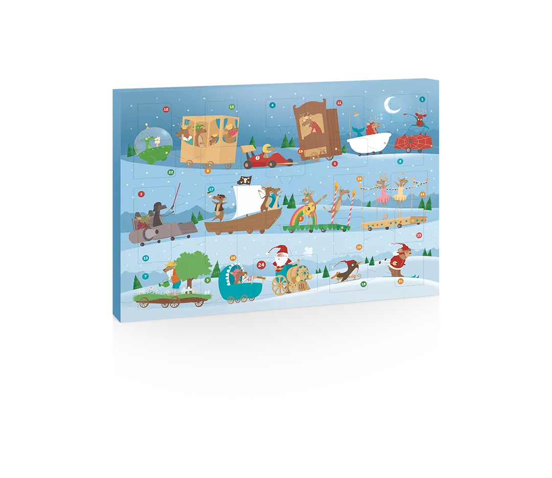KIT 10 CALENDRIERS AVENT DISTRIB. RENNES