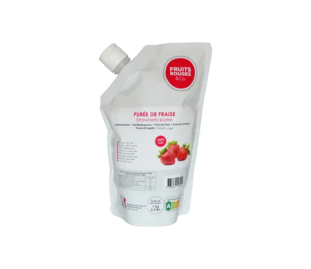 Purée de fraise 100% fruit