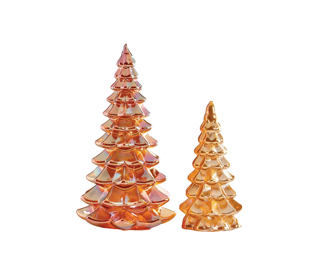 Sapin déco couleur bronze - 16,5cm