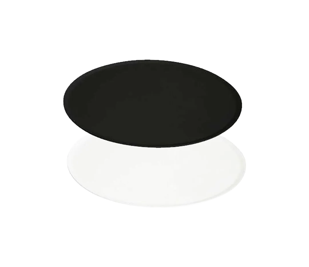 Rond noir/blanc prémium 26 cm x50