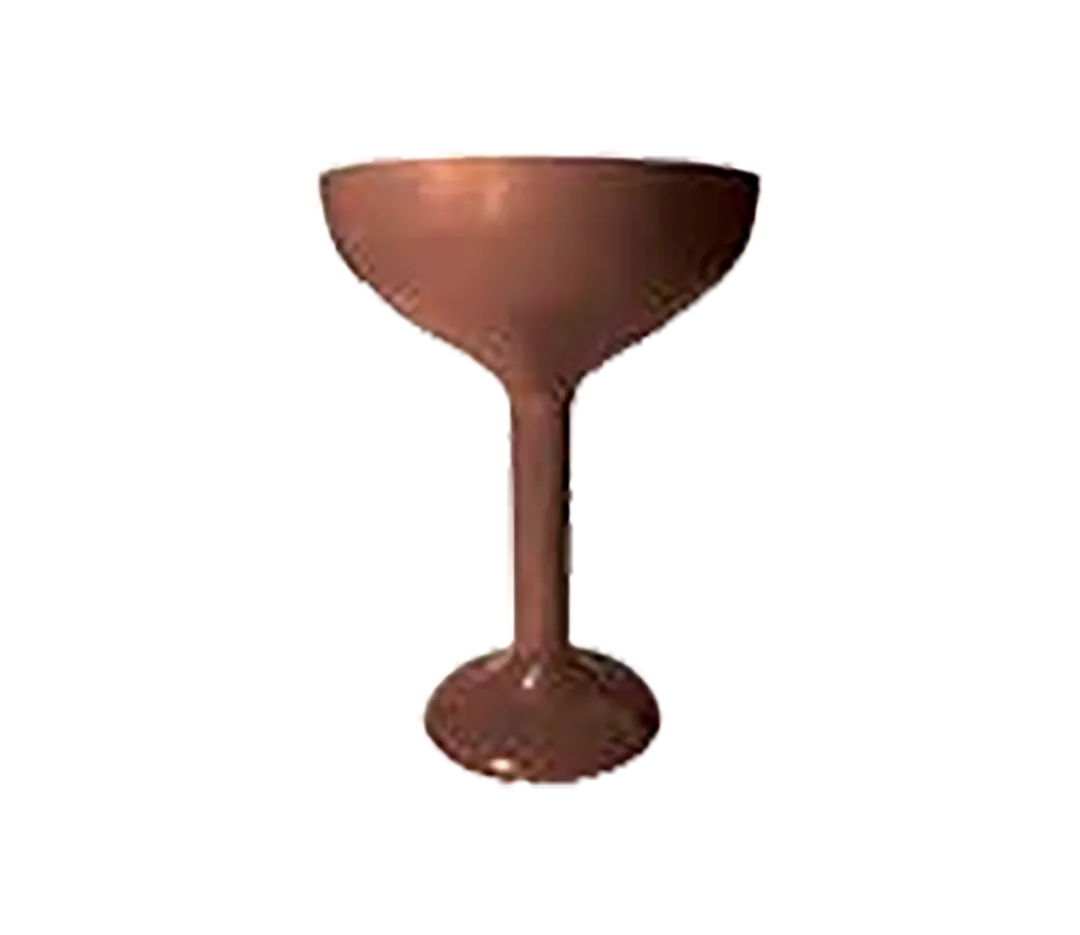Plaque tritan coupe de champagne