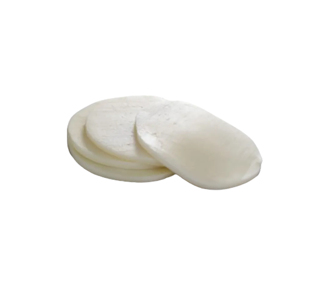 Mozzarella en tranches de 65mm 1,2kg