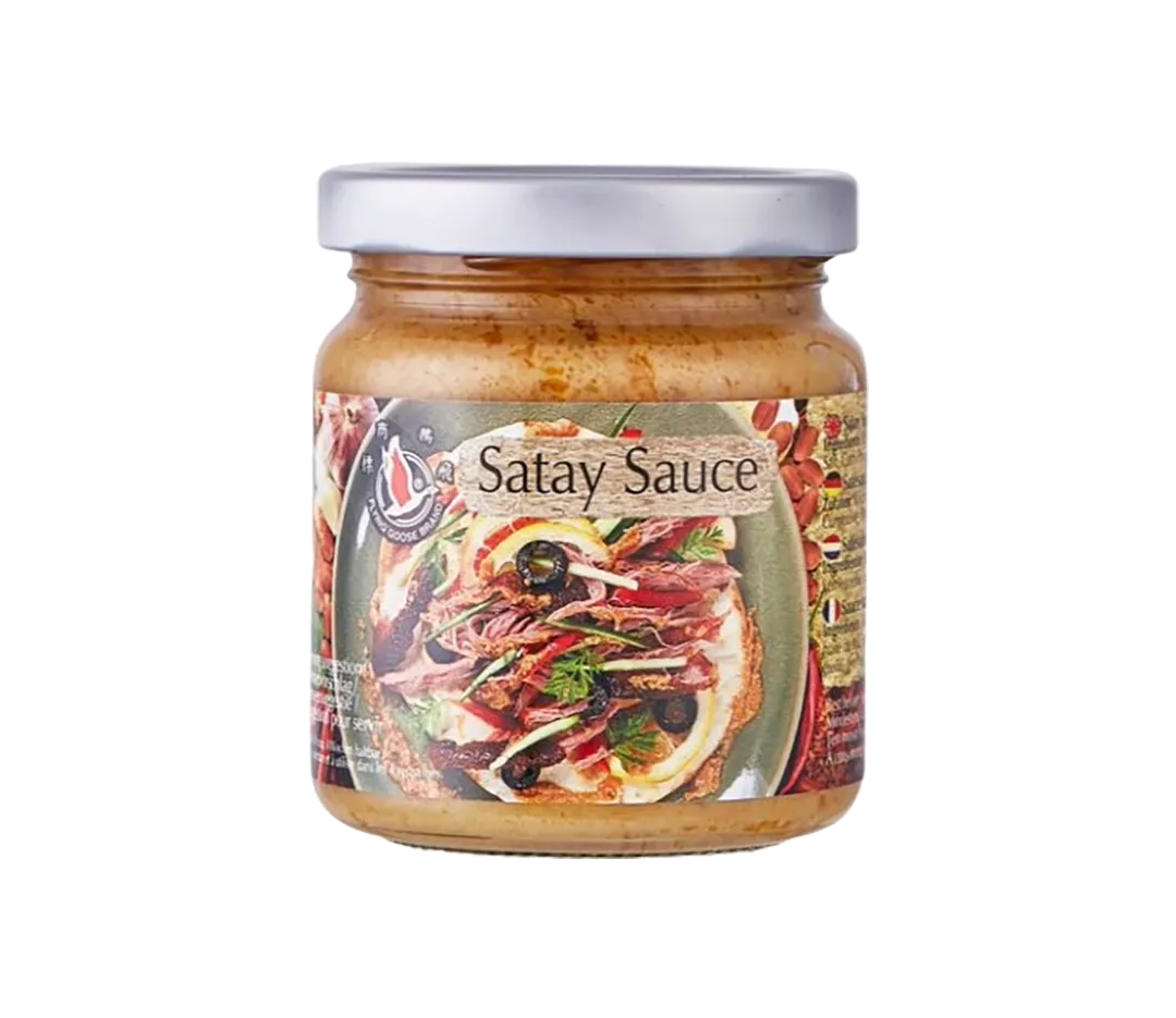 Sauce cacahuète satay pot 180g