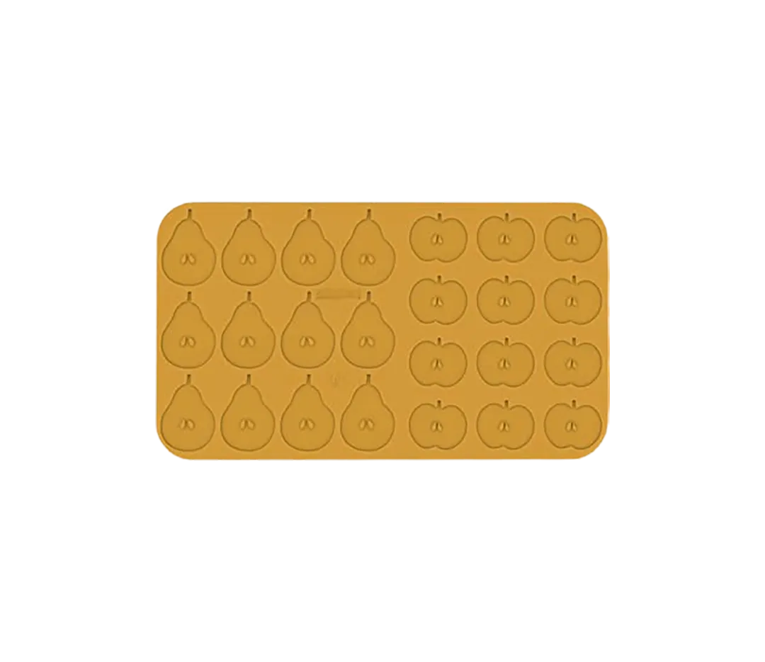 MOULE SILICONE 12 POIRES ET 12 POMMES