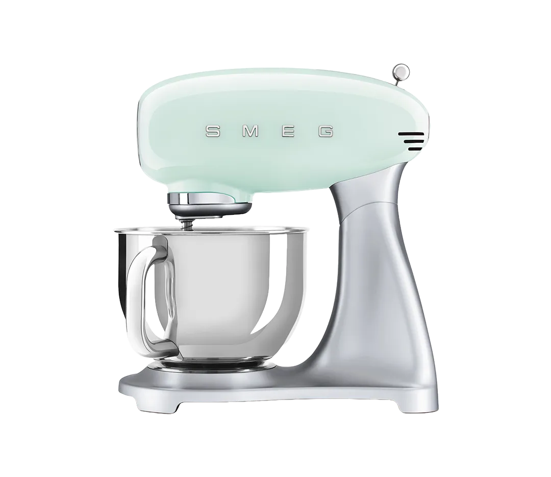Robot batteur vert d'eau