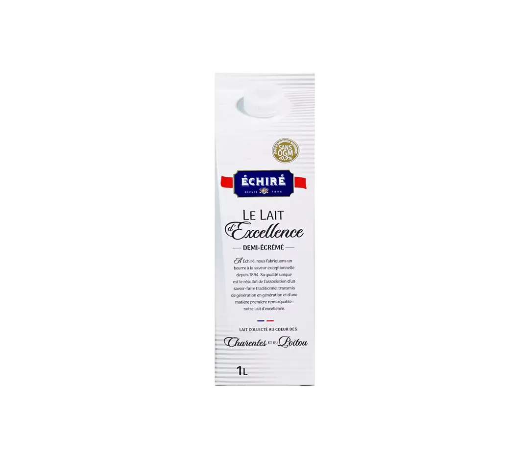 Lait demi écrémé UHT - 6x1L