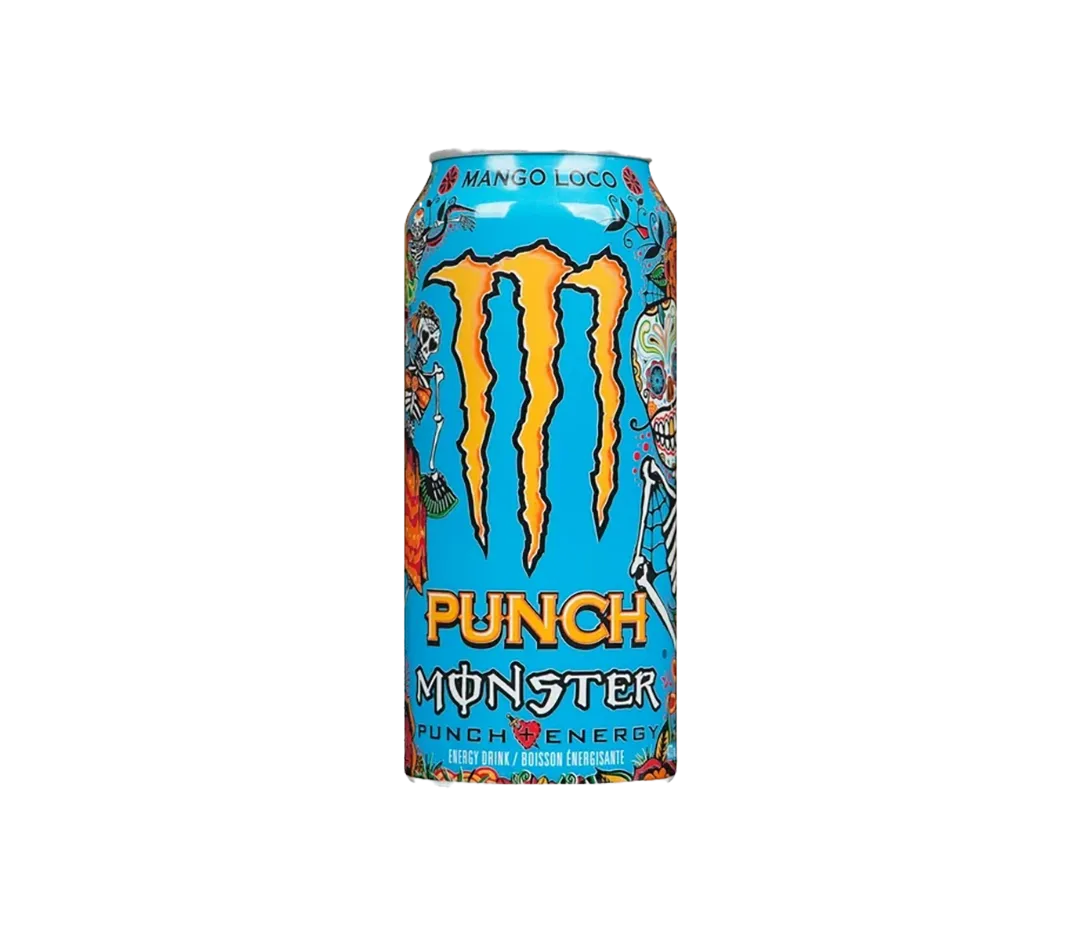Monster Mango bleu turquoise - 12x50cl