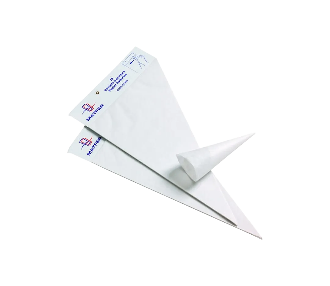 Cornet à écriture papier.