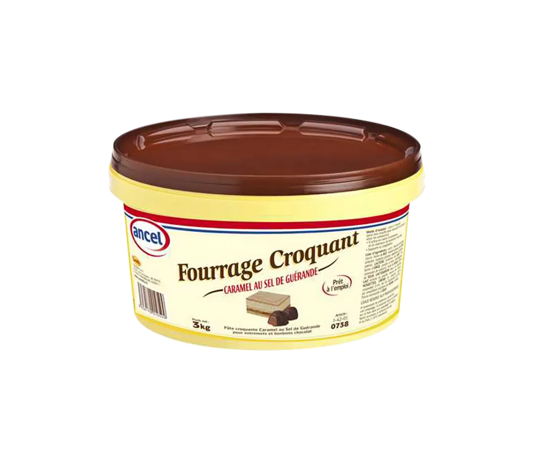 Fourrage croquant caramel - 3kg