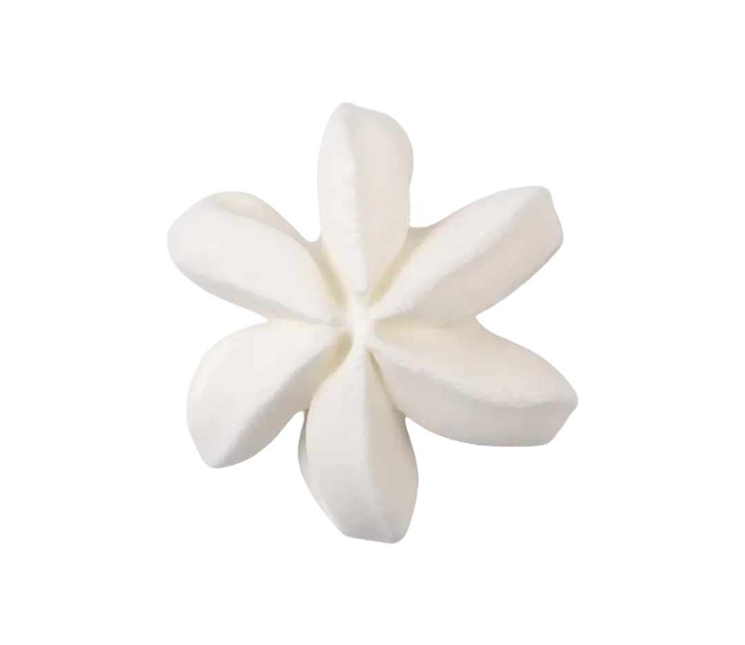 Meringues blanches Fleurs - 272 pcs