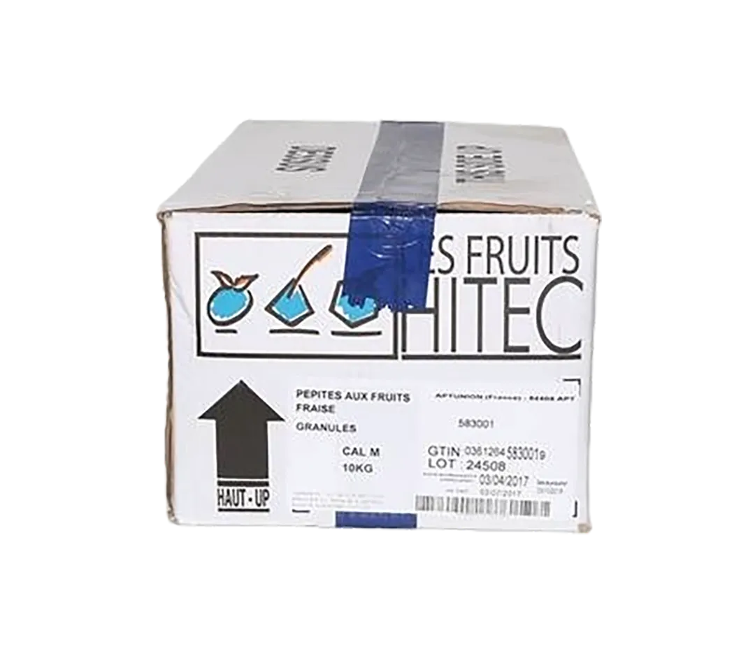 Pépites de fraise - 10kg