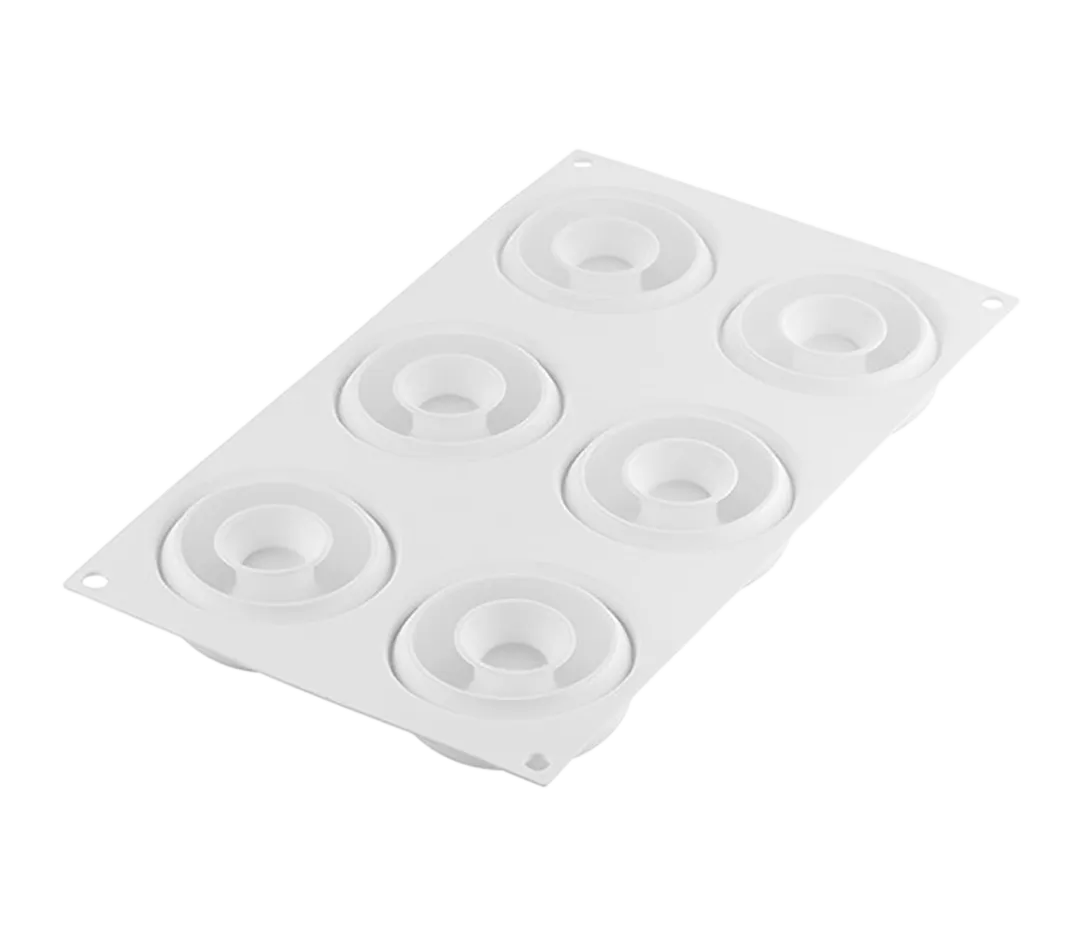 Moule en silicone 8 donuts