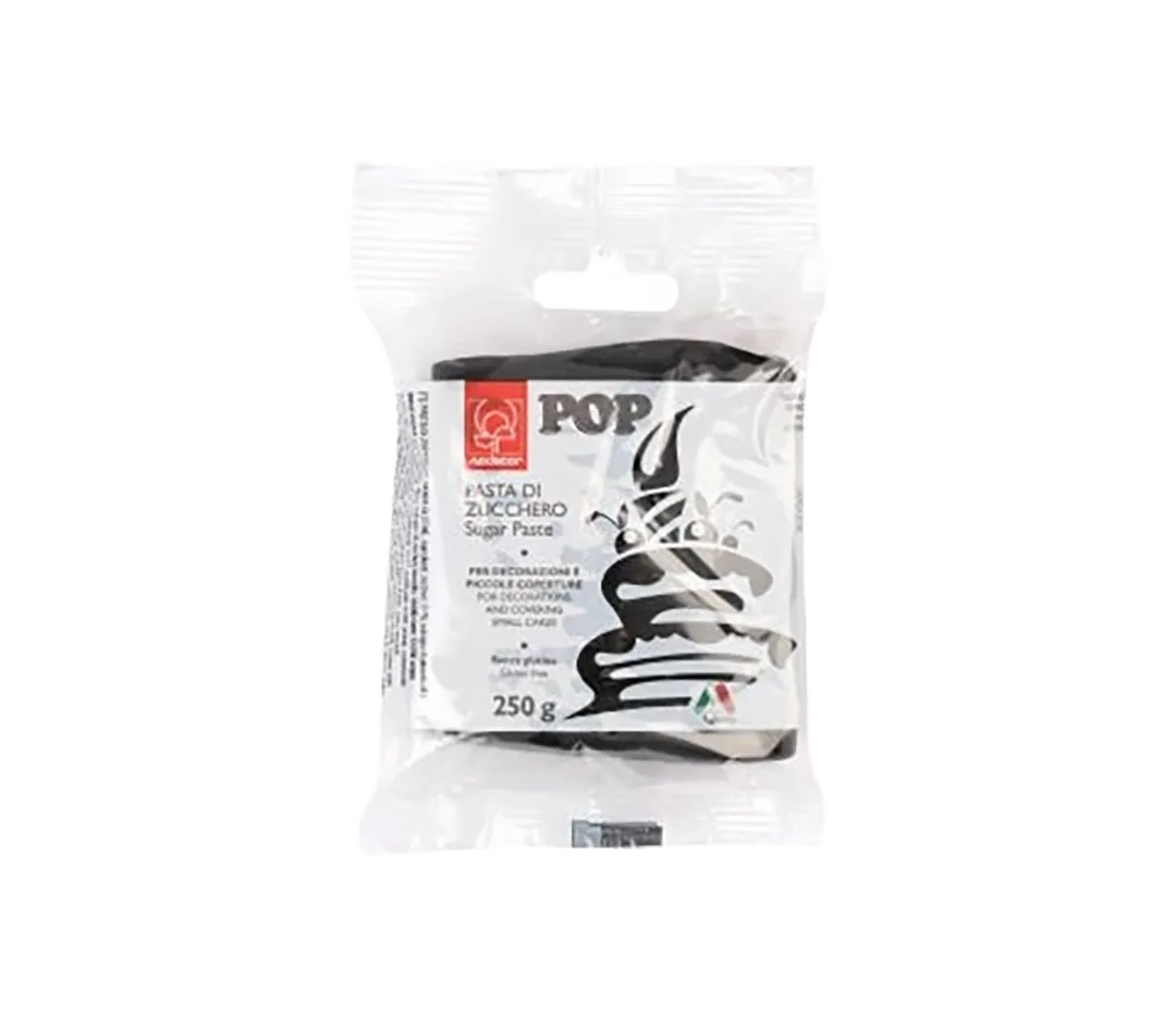 Pâte à sucre noir - 250g